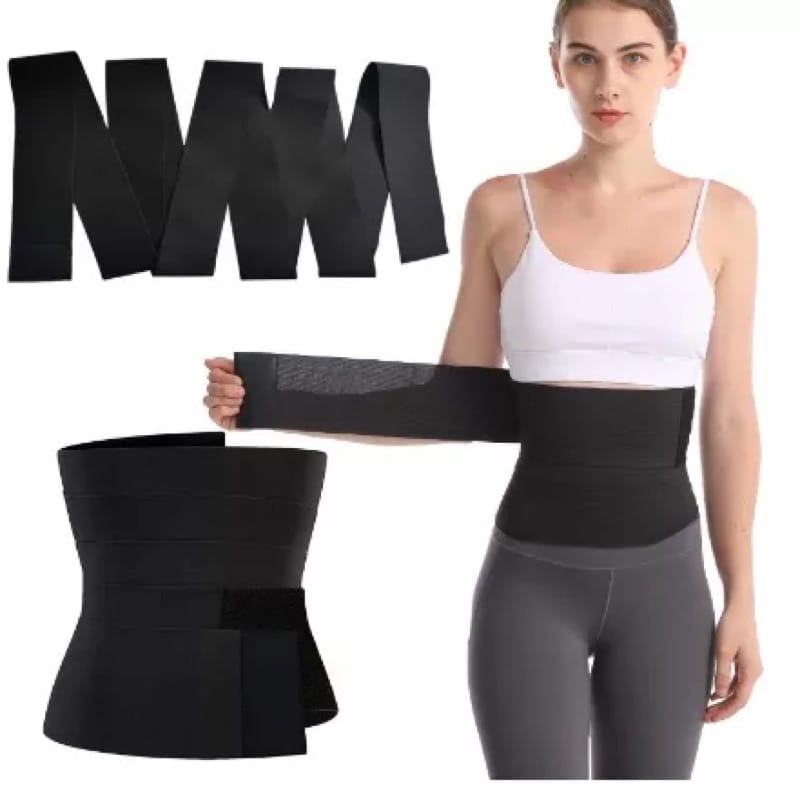 Đai Quấn Tan Mỡ Siết Eo Định Hình Chống Cuộn Thoáng Khí - hình 3